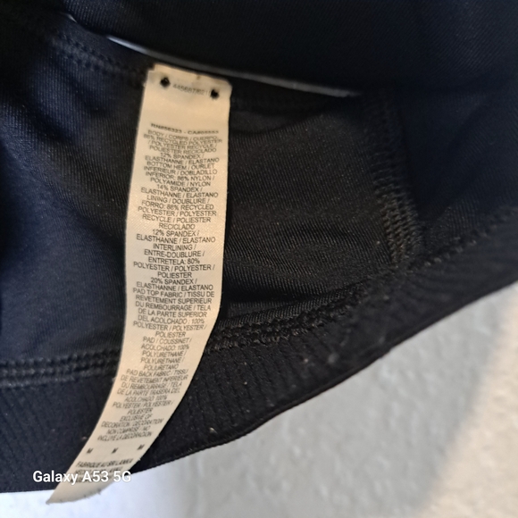 Nike Women's Black Sports Bra - Picture 2 of 4